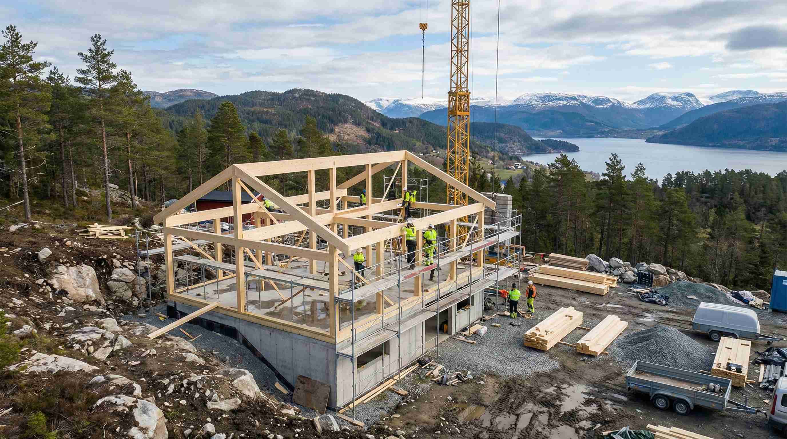 Bygge hus – Guide til kostnader, planlegging og tilbud