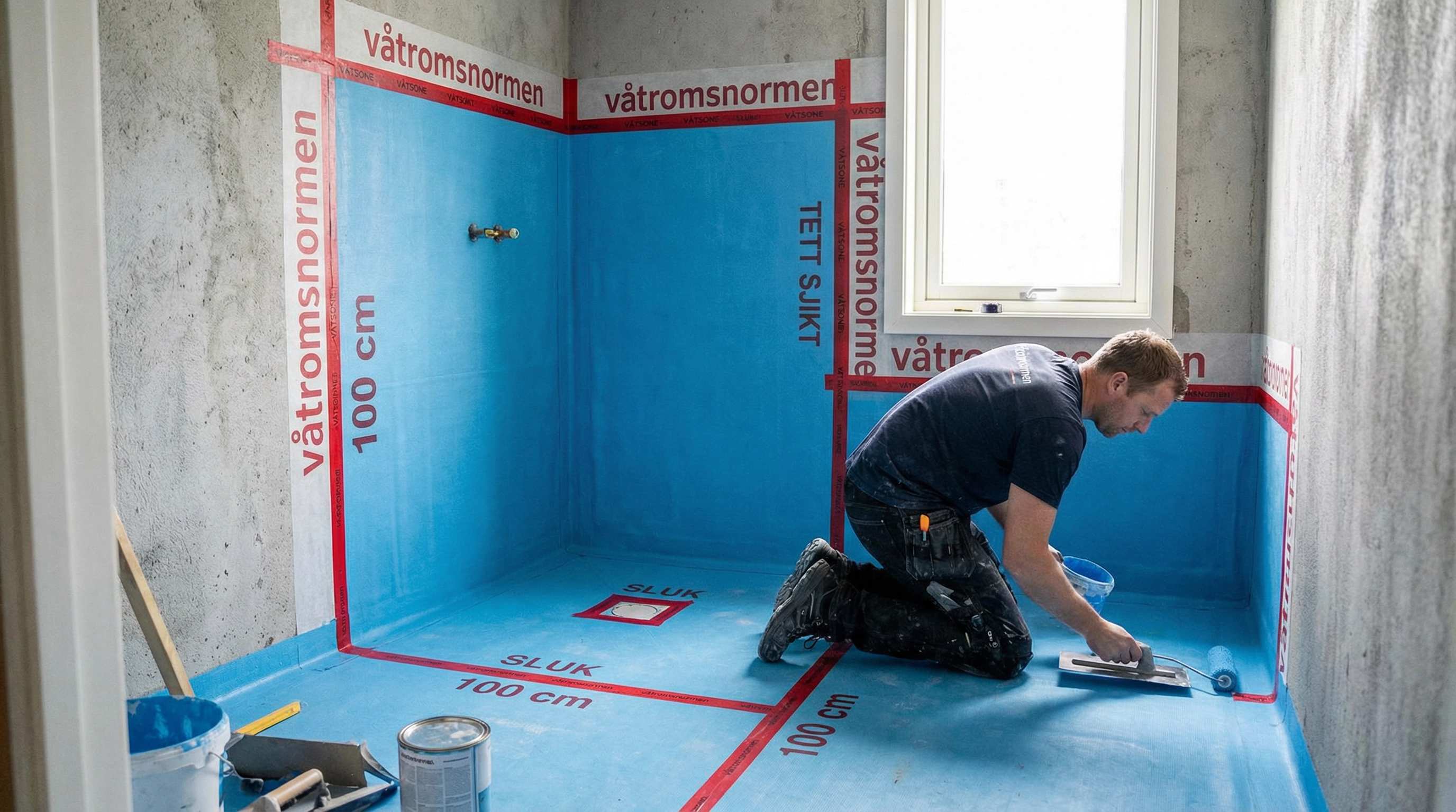 Våtromsnormen – krav, soner, membran og kostnader