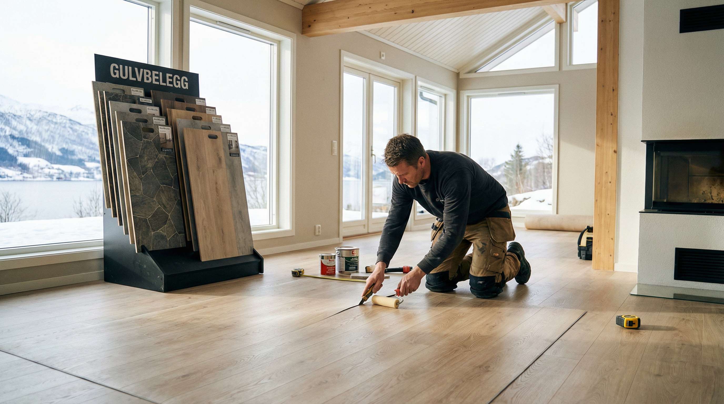 Gulvbelegg – typer, valg, legging og kostnader