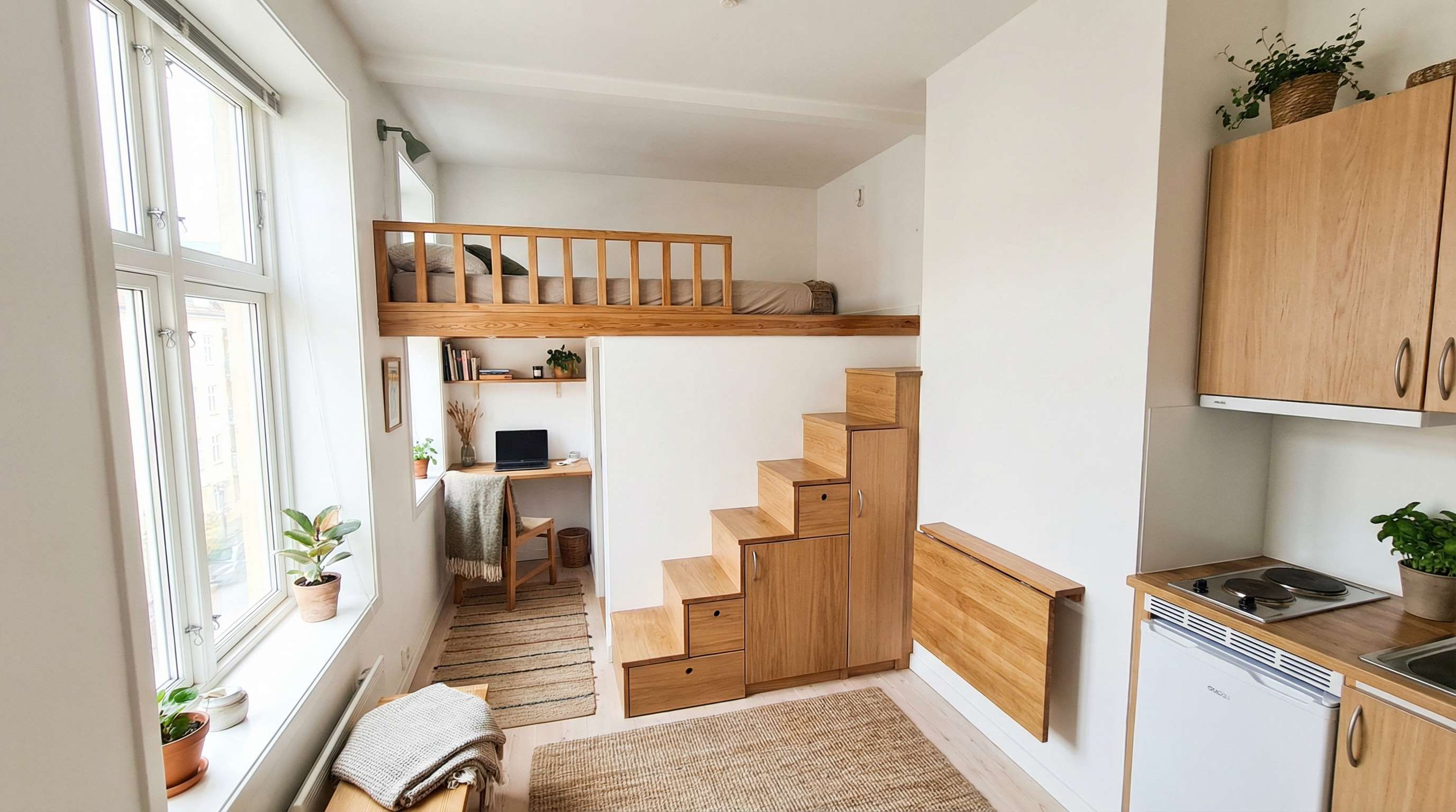 Planløsning liten hybel – maksimer plassen smart