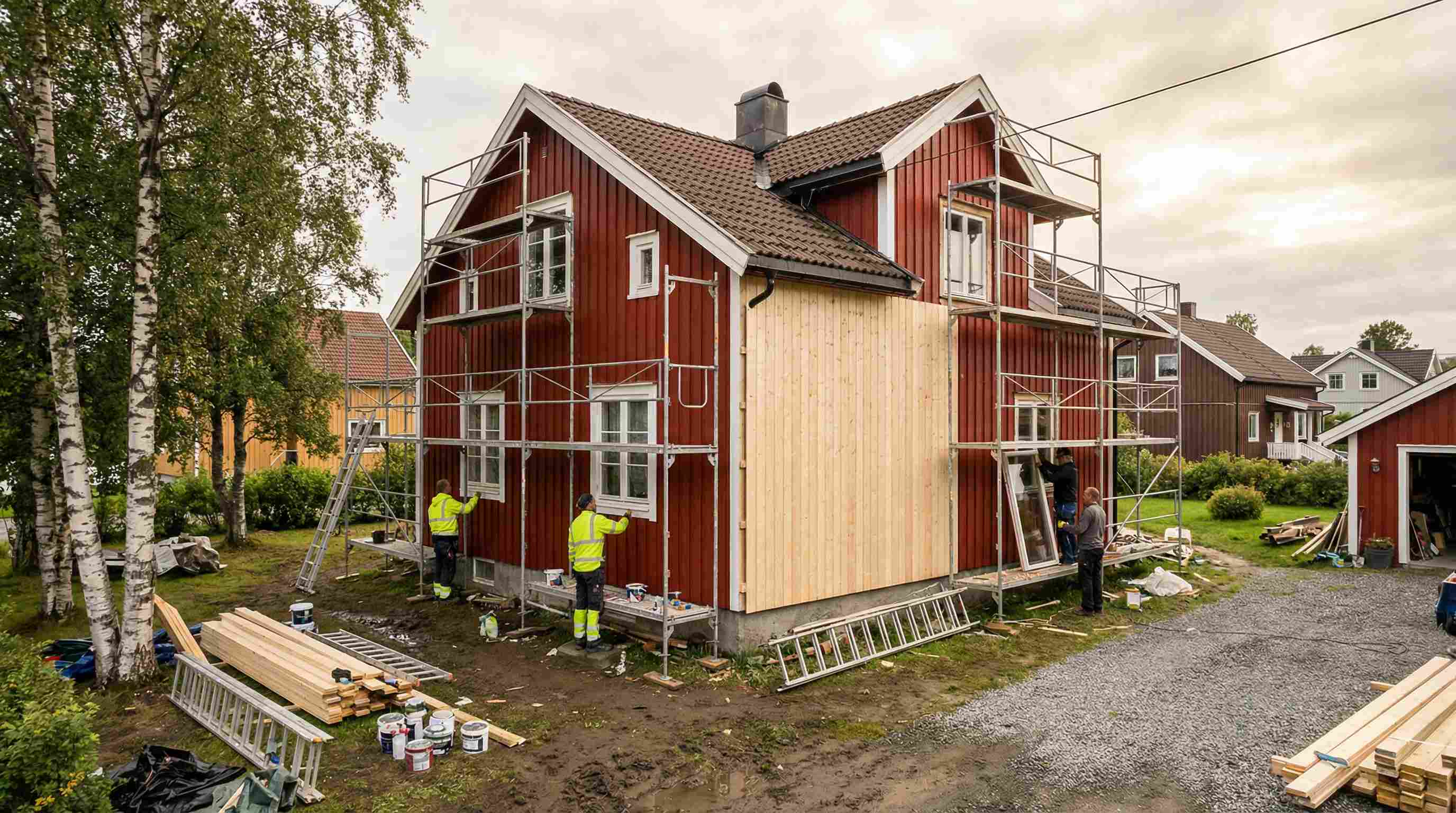 Pusse opp hus – Priser, tips og kvalifiserte håndverkere