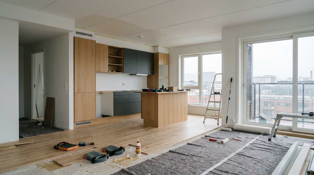 Pusse opp leilighet pris - Hva koster det? Se vår prisguide og sammenlign tilbud (2026)