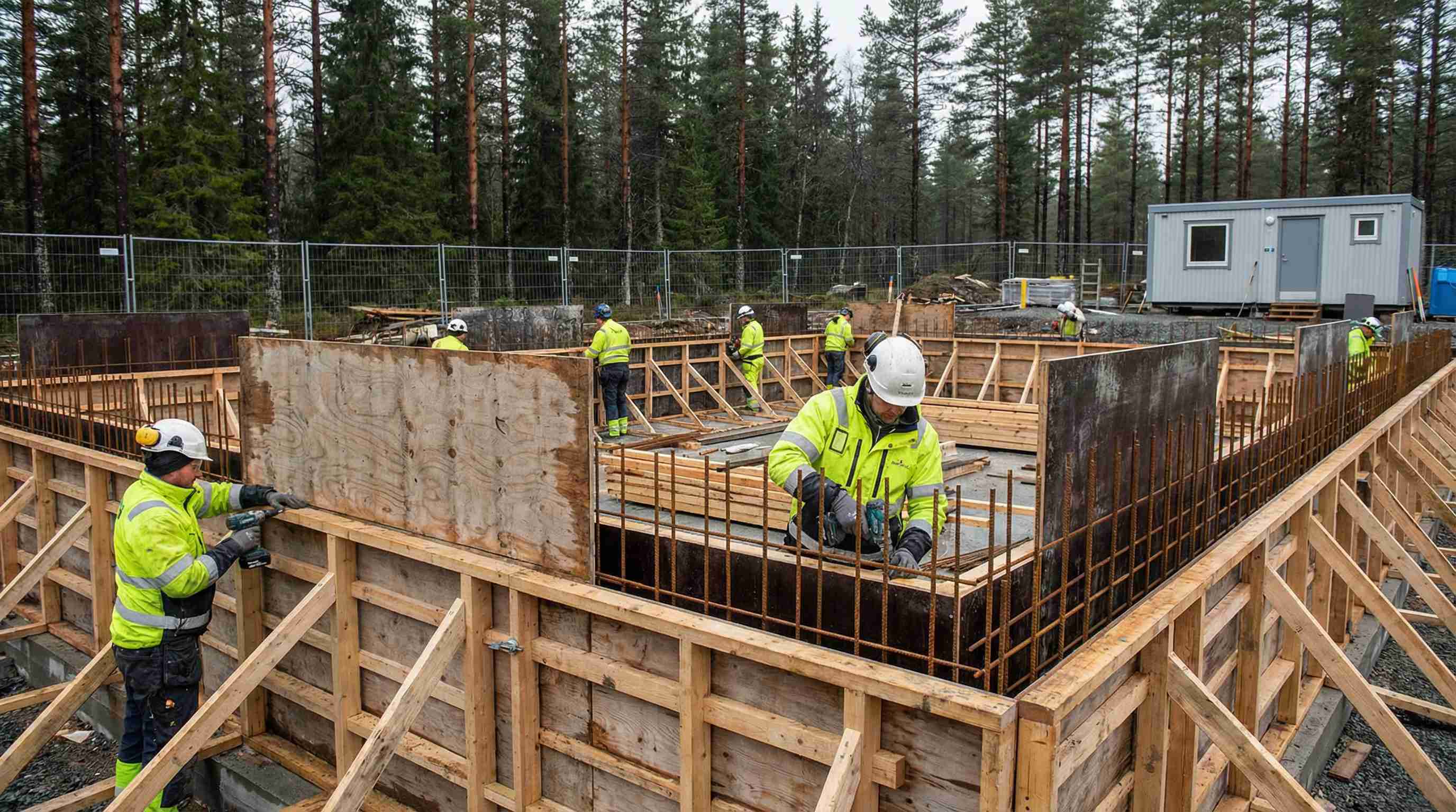 Forskaling – typer, bygging og herdetid