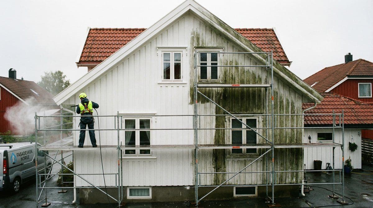 Fasadevask pris - Hva koster det? Sjekk vår prisguide og finn fagfolk (2026)