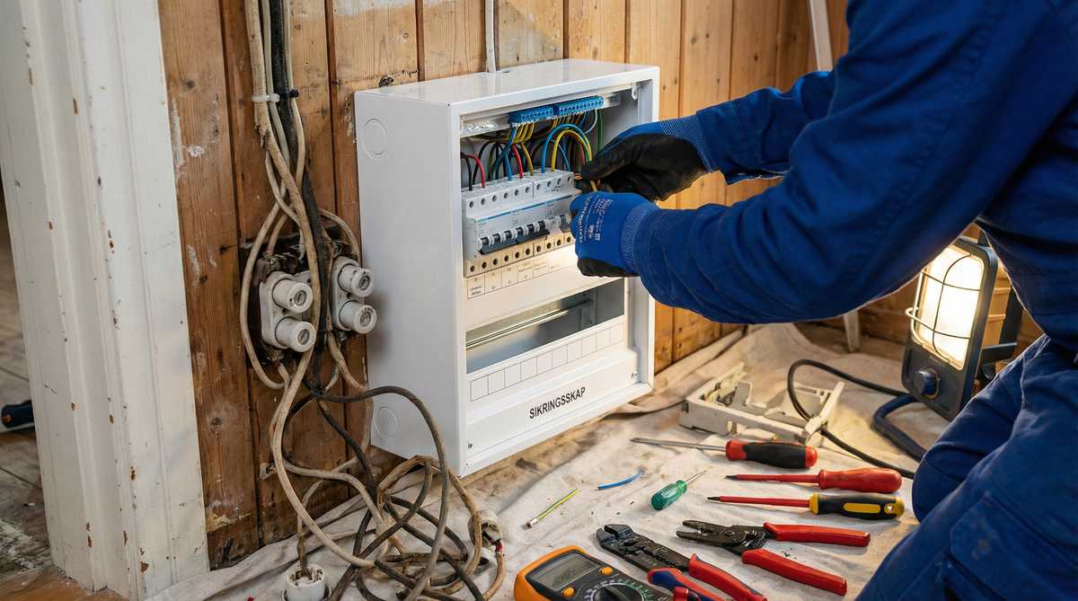 Bytte sikringsskap - Hva koster det? Se priser og sammenlign tilbud (2026)