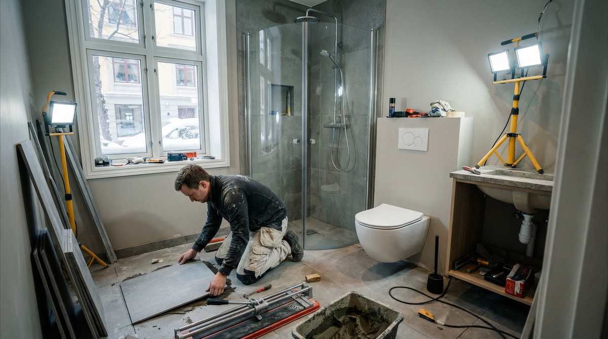 Pusse opp lite bad pris - Hva koster det? Sjekk vår prisguide og finn fagfolk (2026)
