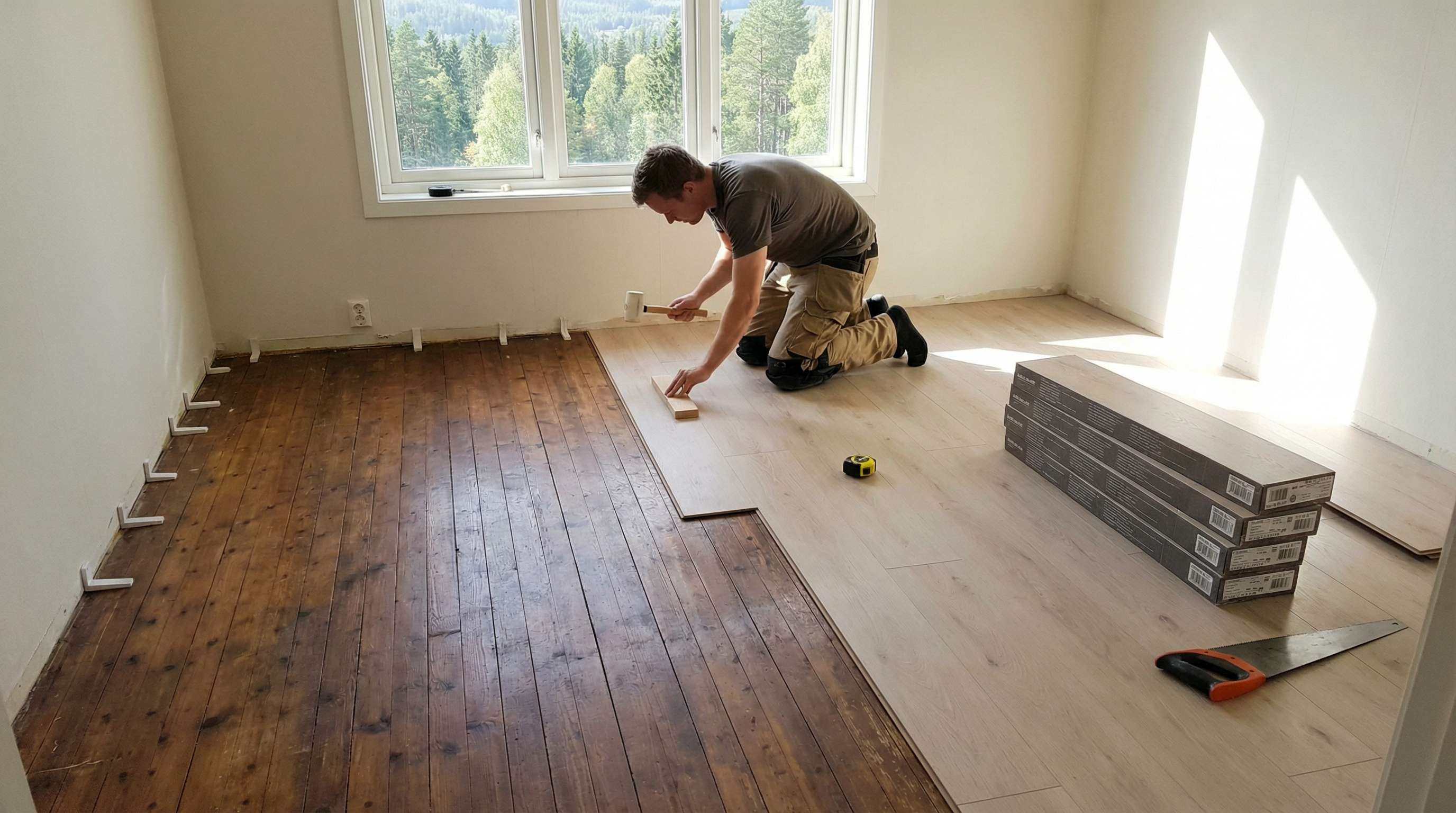 Legge nytt gulv på gammelt gulv – når det lønner seg og hvordan