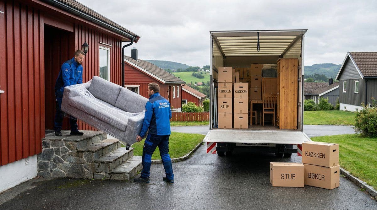 Flyttebyrå - Hva koster det? Se priser og sammenlign tilbud (2026)