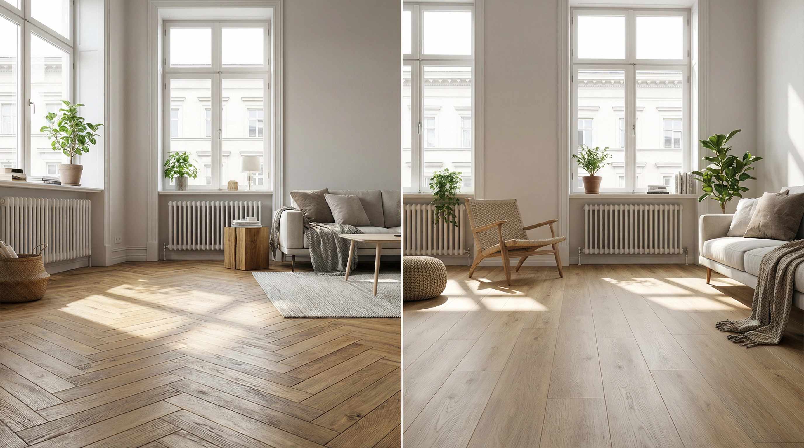 Parkett eller laminat – forskjeller, fordeler og kostnader (2026)