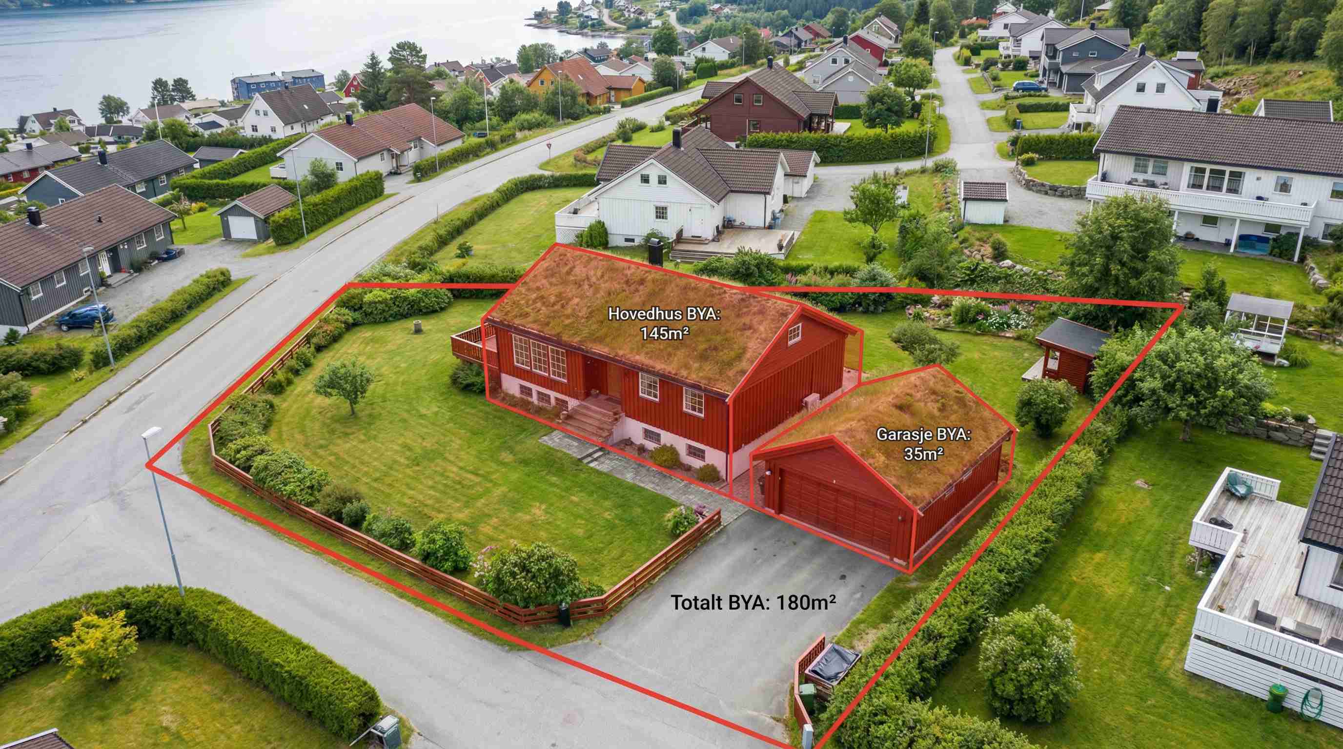 Utnyttelsesgrad tomt – BYA, BRA og beregning forklart