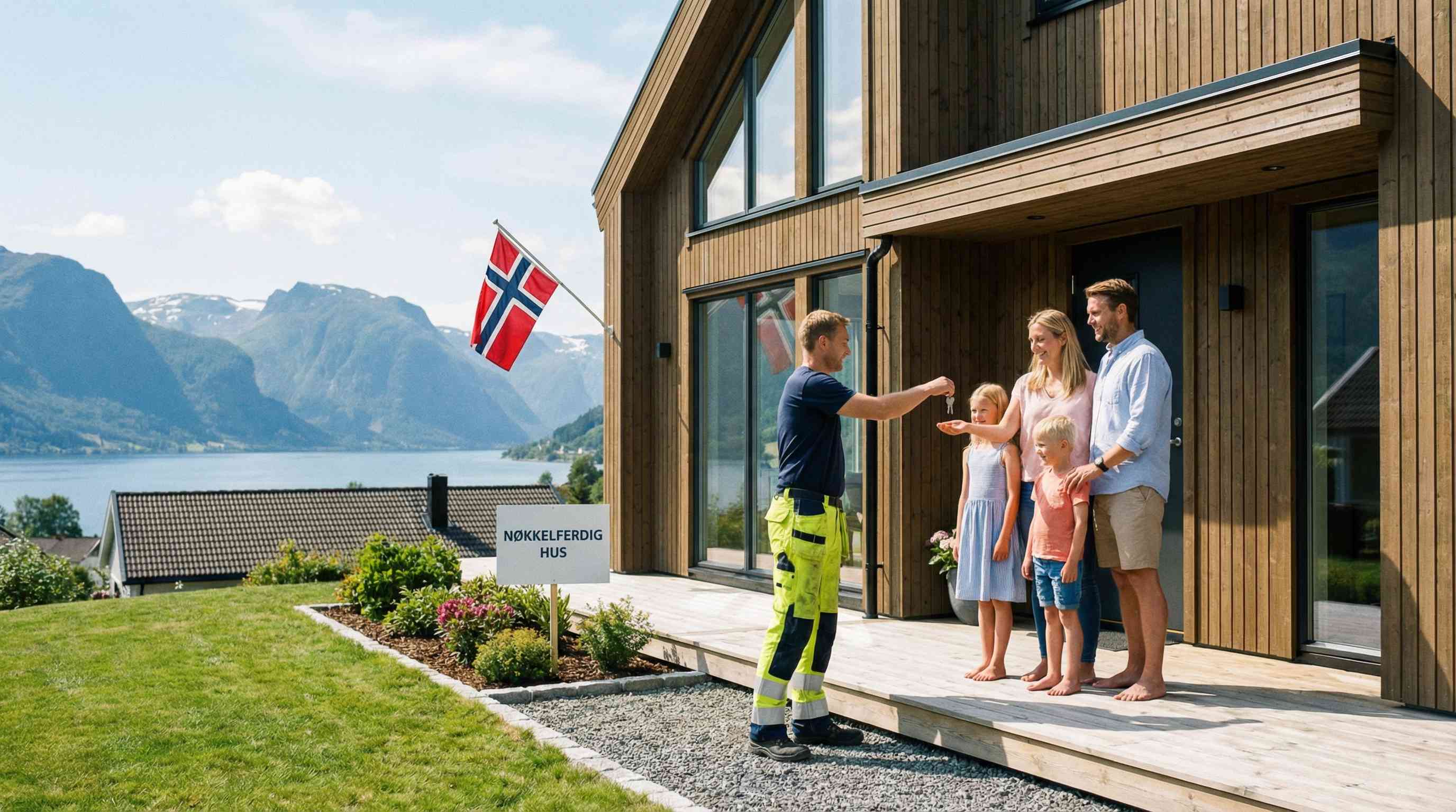 Nøkkelferdig hus – prosess, kostnader og valg av leverandør