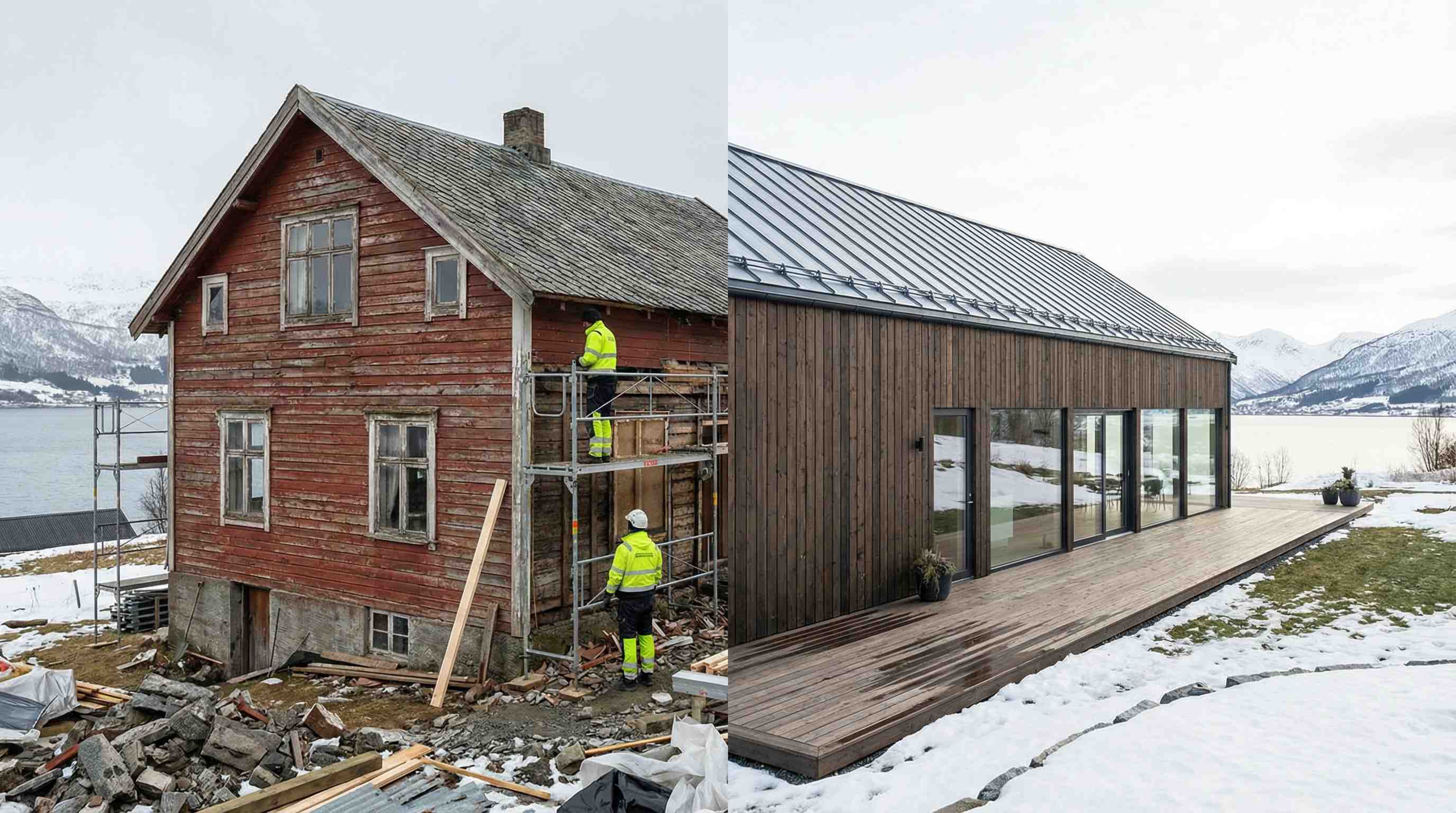 Totalrenovering av hus: Inspirasjon, prisguider og råd (2026)