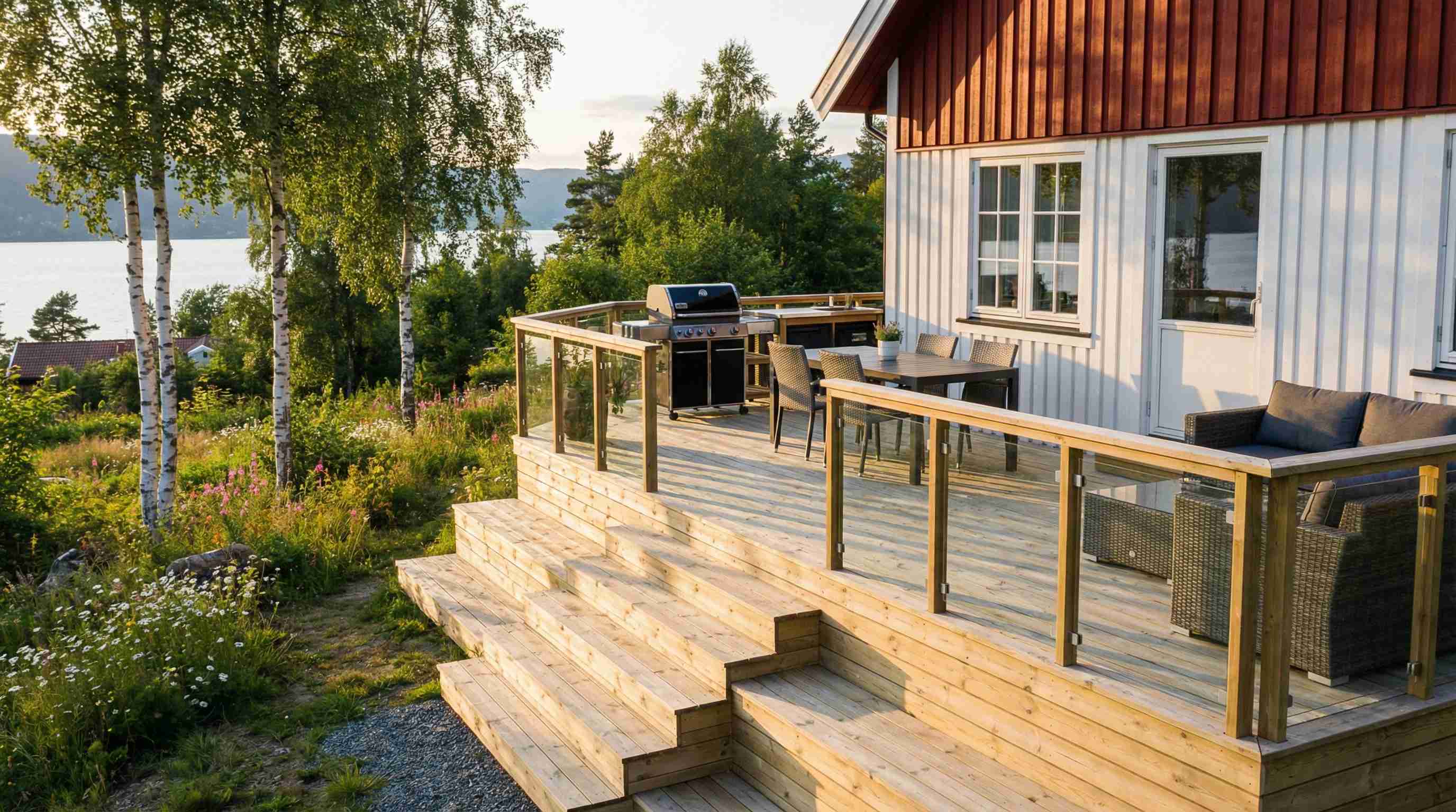 Terasse-regler – søknad, krav, materialer og priser