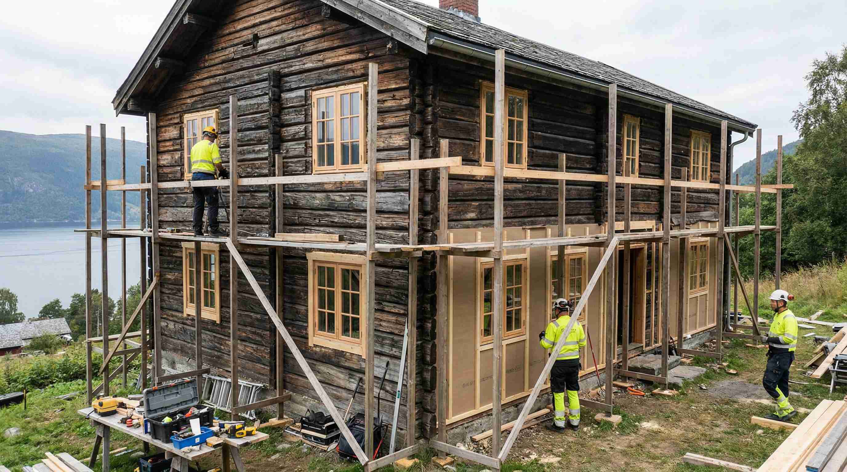 Pusse opp gammelt hus – pris, regler, tips og tilbud (2025)