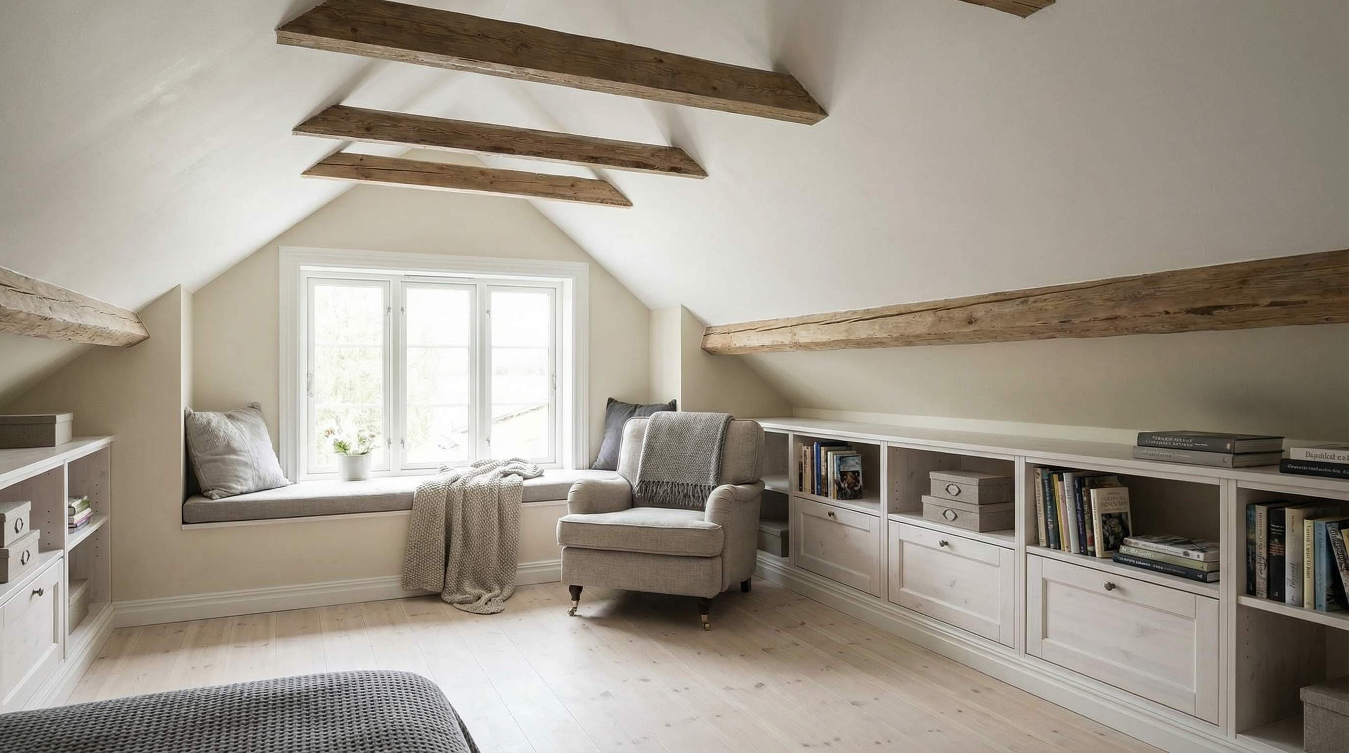 Innrede loft med skråtak – slik utnytter du plassen under taket