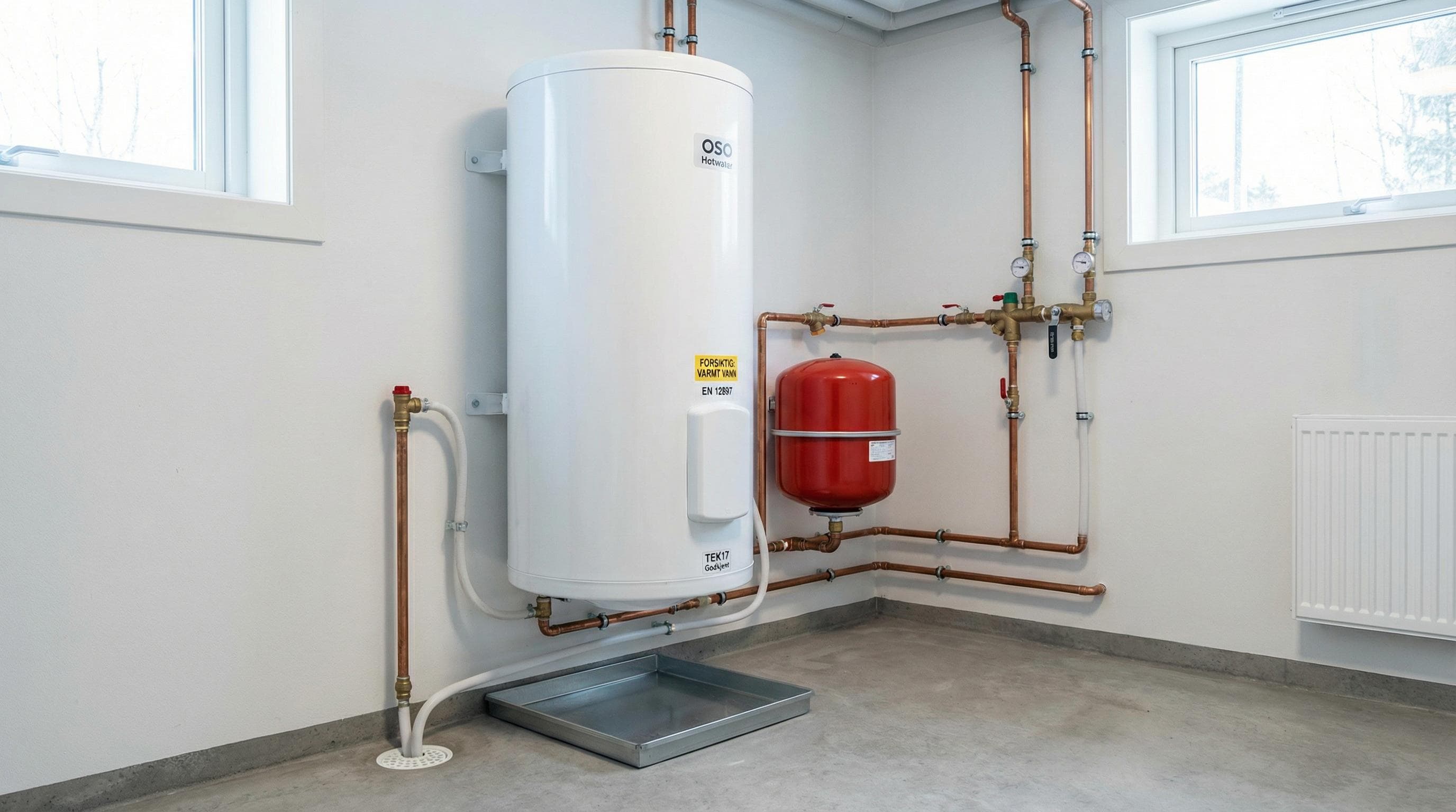 Varmvannsbereder-regler – forskrifter, installasjon og vedlikehold