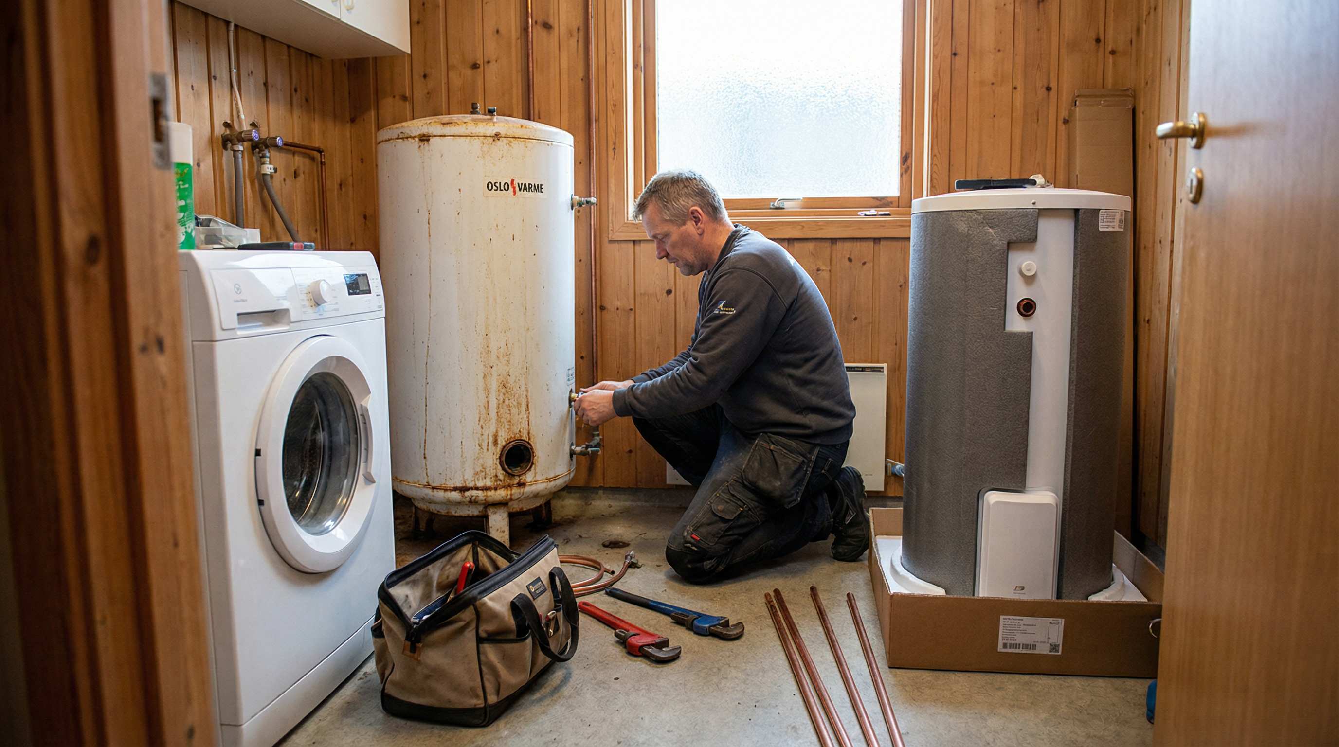 Bytte varmtvannsbereder – når bytte, kostnader og vedlikehold