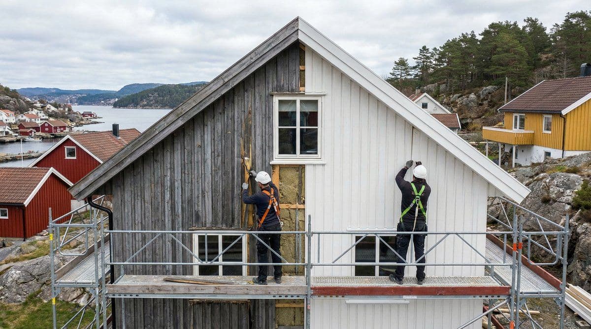 Bytte kledning pris - Hva koster det? Sjekk vår prisguide og finn fagfolk (2026)